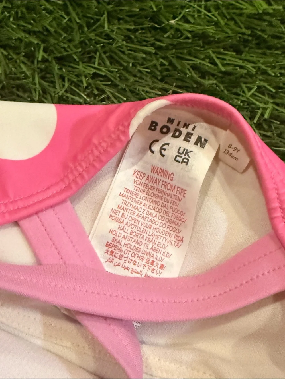 Mini Boden One Piece Swimsuit